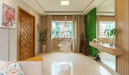 Sobrado com 180m², 3 dormitórios, 4 banheiros, 4 vagas, mobiliada próximo ao Assai Mazzei atacadista