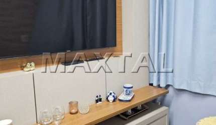Apartamento Mobiliado à Venda 47m, com 2 dormitórios , 2 salas , e 1 vaga - Lauzane Paulista