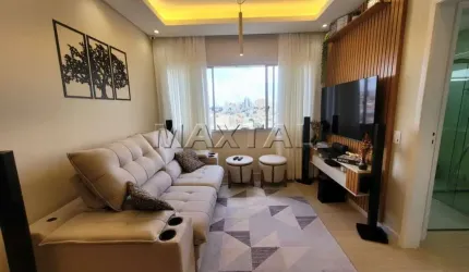 Apartamento à venda no Mandaqui, com 2 dormitórios, sala, cozinha  e 1 vaga.