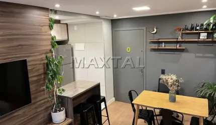 Apartamento à venda 45m² Vila Nova Cachoerinha, 2 dormitórios, 1 banheiro, 1 vaga e lazer completo.