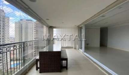 Apartamento 170m² para alugar em Santana, 3 dormitorios, 4 banheiros, 3 vagas fixas e lazer completo