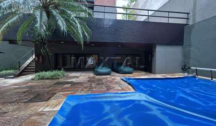 Flat para locação, de 48m², com vaga de garagem e lazer, próximo ao shopping Higienópolis.