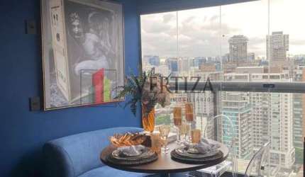 Apartamento com 1 quarto para alugar na Avenida Santo Amaro, 4972, Brooklin, São Paulo por R$ 5.000