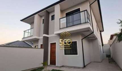 Sobrado com 3 dormitórios à venda, 107 m² por R$ 550.000,00 - Bela Vista - Palhoça/SC