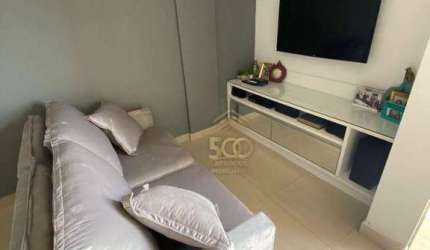 Apartamento com 2 dormitórios à venda, 65 m² por R$ 450.000,00 - Barreiros - São José/SC