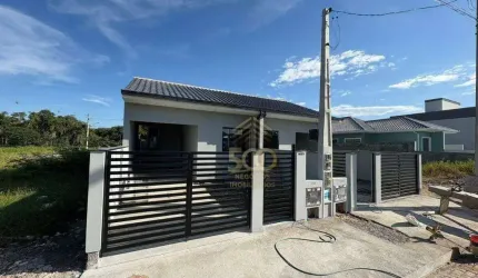Excelente casa 02 quartos, Loteamento Novo Horizonte, bairro Forquilhas, São José/SC.