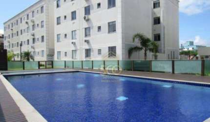 Apartamento com 2 dormitórios para alugar, 49 m² por R$ 2.500/mês - Roçado - São José/SC