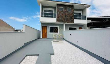 Sobrado com 2 dormitórios à venda, 86 m² por R$ 475.000,00 - Caminho Novo - Palhoça/SC