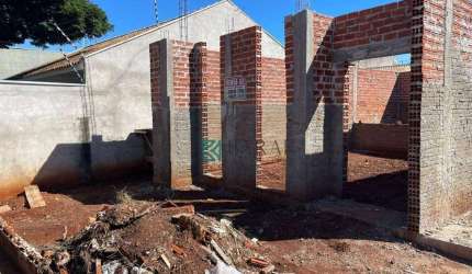 Direitos Casa em Construção com projeto de 3 dormitórios à venda, 170m² por R$ 189.000 - Jardim Paulista III - Maringá/PR