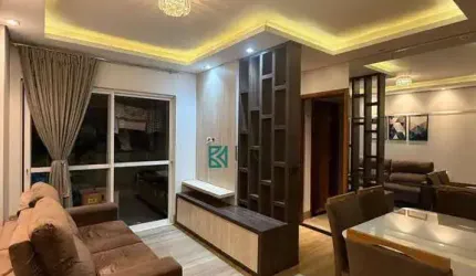 Apartamento Mobiliado com 3 dormitórios para alugar, 77m² por R$ 3.500/mês - Zona 01 - Maringá/PR