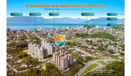 APARTAMENTOS DE 62M² COM 2 DORMITORIOS NO BAIRRO DA MARTIM DE SÁ - CARAGUATATUBA SP