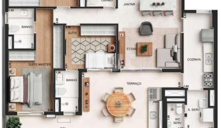 Apartamento com 3 quartos à venda na Rua Coronel Francisco Andrade Coutinho, 112, Cambuí, Campinas, 126 m2 por R$ 1.500.000
