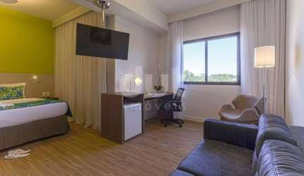 Flat com 1 quarto à venda na Avenida Invernada, 3237, Parque Nova Suíça, Valinhos, 24 m2 por R$ 320.000