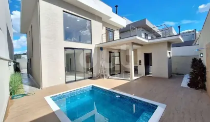 Casa em condomínio fechado com 4 quartos à venda na Estrada Municipal do Roncáglia, 1090, Residencial Mont' Alcino, Valinhos, 241 m2 por R$ 2.067.000