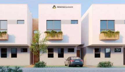 Casa Duplex com 3 dormitórios à venda, 91 m² por R$ 472.340 - Neópolis - Natal/RN