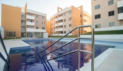 Viva em Nova Parnamirim, perto de tudo, junto a Av. Maria Lacerda Montenegro, no Residencial Recanto dos Pássaros, em um Apartamento pronto para morar