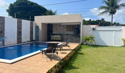 Casa para Venda em Camaçari, Barra do Jacuípe, 3 dormitórios, 2 suítes, 4 banheiros, 6 vagas