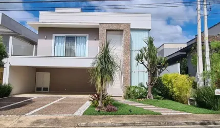 Luxuoso Sobrado 3 Suítes com Escritório e Área Gourmet, Piscina no Condomínio Terra Magna - Jardim Reserva Bom Viver, Indaiatuba-SP - 346,54m²