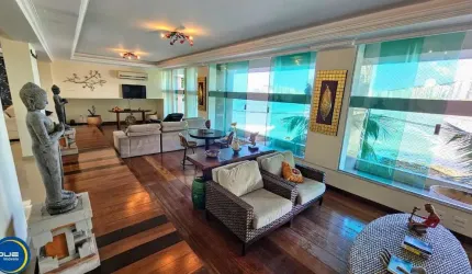 Apartamento Alto Padrão Frente ao Mar no Guarujá  5 Dormitórios, 4 Suítes!