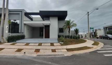 Imperdível: Casa em condomínio à venda em Indaiatuba-SP, 3 quartos, 3 suítes, 2 salas, 4 banheiros, 3 vagas de garagem, 161m².