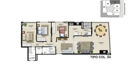 Apartamento com 3 dormitórios à venda por R$ 1.050.000,00 - Praia do Morro - Guarapari/ES