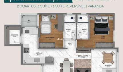 Apartamento à venda por R$ 670.000,00 - Nova Guarapari - Guarapari/ES