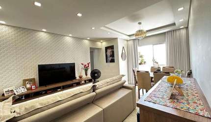 Apartamento à venda Felicittá lindíssimo com móveis planejados, Jardim Bandeirantes, Louveira, SP