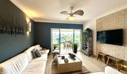 Apartamento com 4 dormitórios para alugar, 156 m² por R$ 2.500,00/dia - Riviera Módulo 03 - Bertioga/SP
