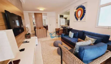 Apartamento com 3 dormitórios para alugar, 100 m² por R$ 2.900,00/dia - Riviera - Módulo 8 - Bertioga/SP