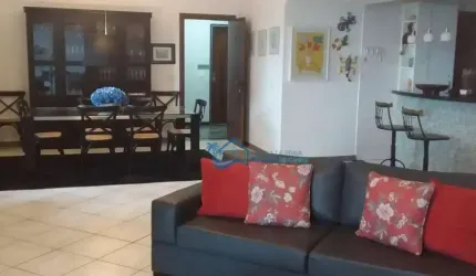 Apartamento com 4 dormitórios para alugar, 195 m² por R$ 2.750,00/dia - Riviera Módulo 6 - Bertioga/SP