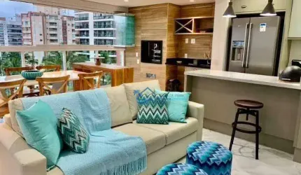 Apartamento com 3 dormitórios à venda, 127 m² por R$ 4.100.000,00 - Riviera Módulo 7 - Bertioga/SP