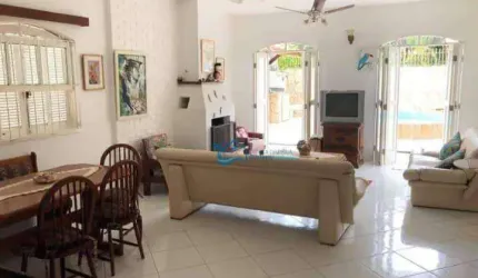 Casa com 4 dormitórios para alugar, 180 m² por R$ 1.800,00/dia - Jardim  São Lourenço - Bertioga/SP
