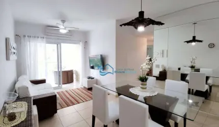 Apartamento com 3 dormitórios para alugar, 90 m² por R$ 1.900/dia - Riviera - Módulo 7 - Bertioga/SP