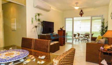 Apartamento com 3 dormitórios para alugar, 116 m² por R$ 10.500,00/mês - Riviera - Módulo 8 - Bertioga/SP