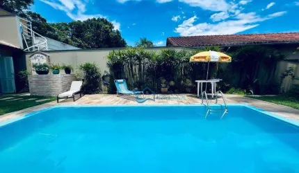 Casa com 4 dormitórios para alugar, 490 m² por R$ 2.300,00/dia - Boracéia - Bertioga/SP