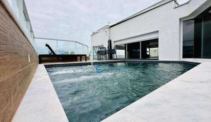 Cobertura com 3 dormitórios à venda, 172 m² por R$ 6.800.000,00 - Riviera Módulo 6 - Bertioga/SP