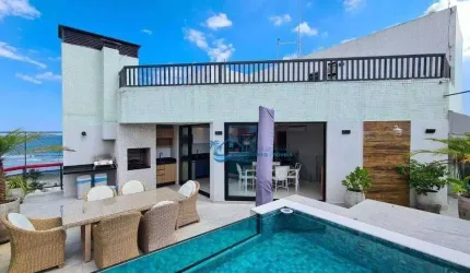 Cobertura com 4 dormitórios à venda, 200 m² por R$ 4.700.000,00 - Riviera Módulo 6 - Bertioga/SP