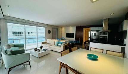 Apartamento com 3 dormitórios à venda, 141 m² por R$ 4.400.000 - Riviera Módulo 07 - Bertioga/SP
