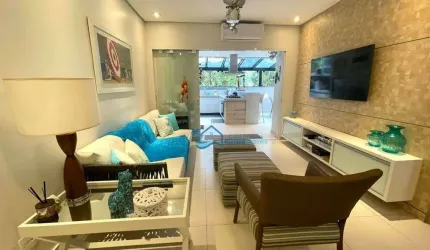 Apartamento com 3 dormitórios para alugar, 125 m² por R$ 12.000,00/mês - Riviera Módulo 2 - Bertioga/SP