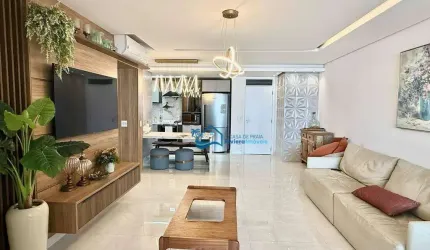 Apartamento com 3 dormitórios à venda, 100 m² por R$ 4.800.000,00 - Riviera Módulo 6 - Bertioga/SP