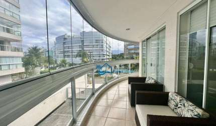 Apartamento com 3 dormitórios para alugar, 155 m² por R$ 13.000,00/mês - Riviera - Módulo 7 - Bertioga/SP