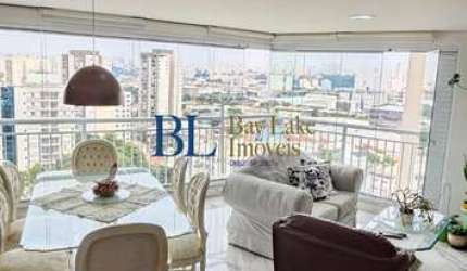 Apartamento Família Mooca Andar Alto 122m2 3 suítes Sacada Gourmet 2 Vagas!