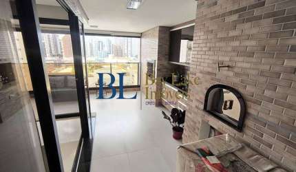 Vende apartamento Jardim Anália Franco 186m² 3 Suítes,  sacada gourmet