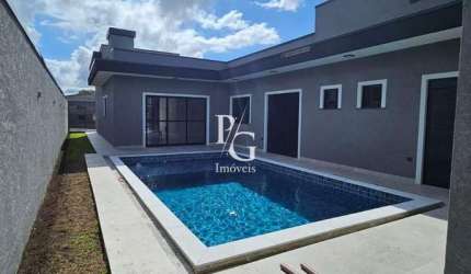 Casa térrea Alto Padrão 217m² | 3 Suítes | Piscina com Borda Infinita – Sofisticação e Conforto em Piraquara!