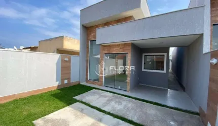 Casa em Itaipuaçu com 3 dormitórios à venda, 100 m² por R$ 500.000 - Jardim Atlântico Central (Itaipuaçu) - Maricá/RJ