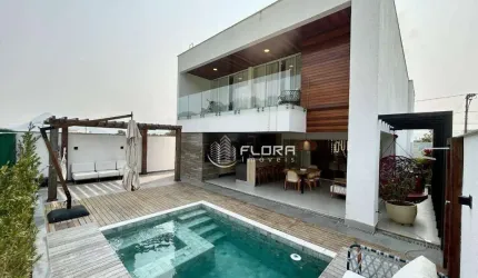 Casa Alto Padrão com 4 dormitórios à venda, 310 m² por R$ 2.150.000 - Alphaville - Maricá/RJ