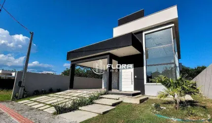 Casa no Cond. Jardim Ubá, com 3 Suítes, sendo 1 master com closet,180 m², à venda por R$ 900.000 - Ubatiba - Maricá/RJ