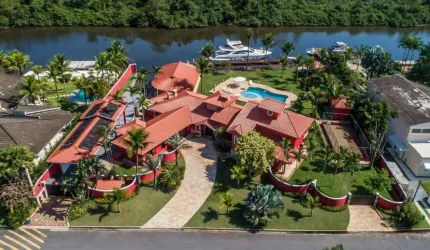 Casa em Condomínio para Venda em Guarujá, Enseada, 4 dormitórios, 4 suítes, 5 banheiros, 2 vagas