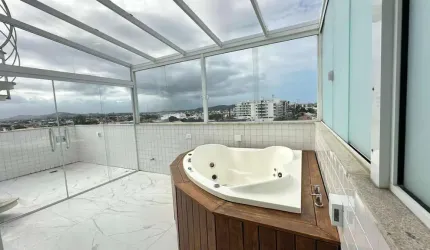 Cobertura para Venda em Cabo Frio, Braga, 3 dormitórios, 2 suítes, 4 banheiros, 2 vagas