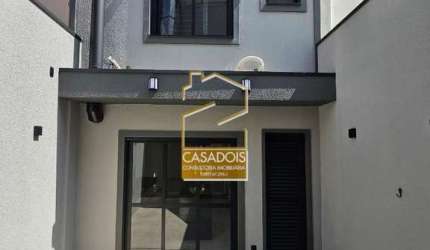SOBRADO NOVO COM 150 M&#178;, 3 DORMIT&#211;RIOS E 1 VAGA &#192; VENDA NO BAIRRO MIRAND&#211;POLIS